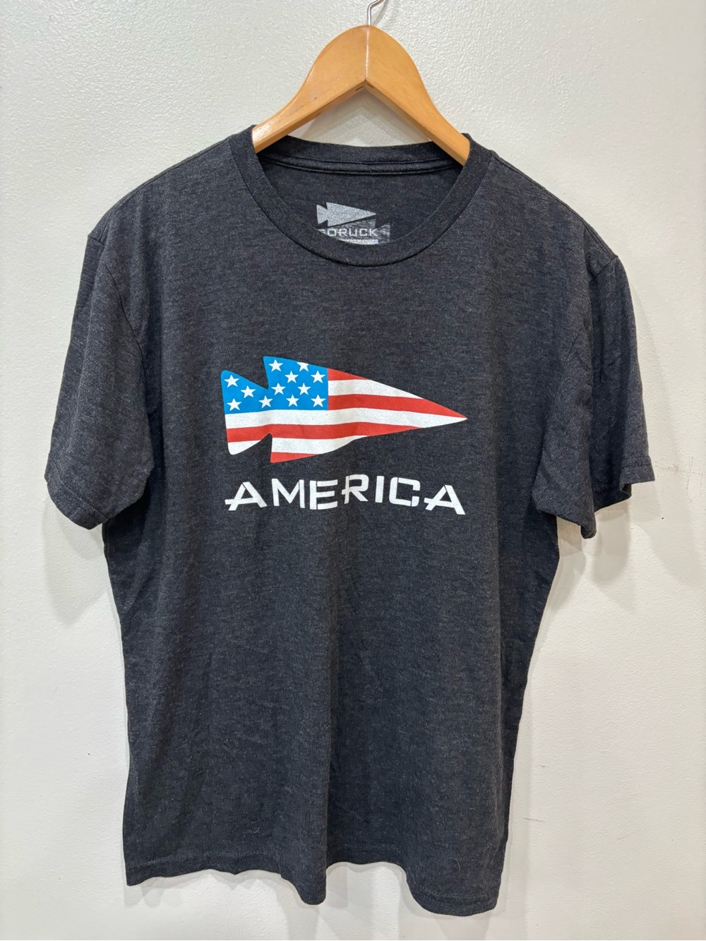 Goruck Tri- Blend American Flag Spearhead Crewneck T-Shirt Men’s Size Medium